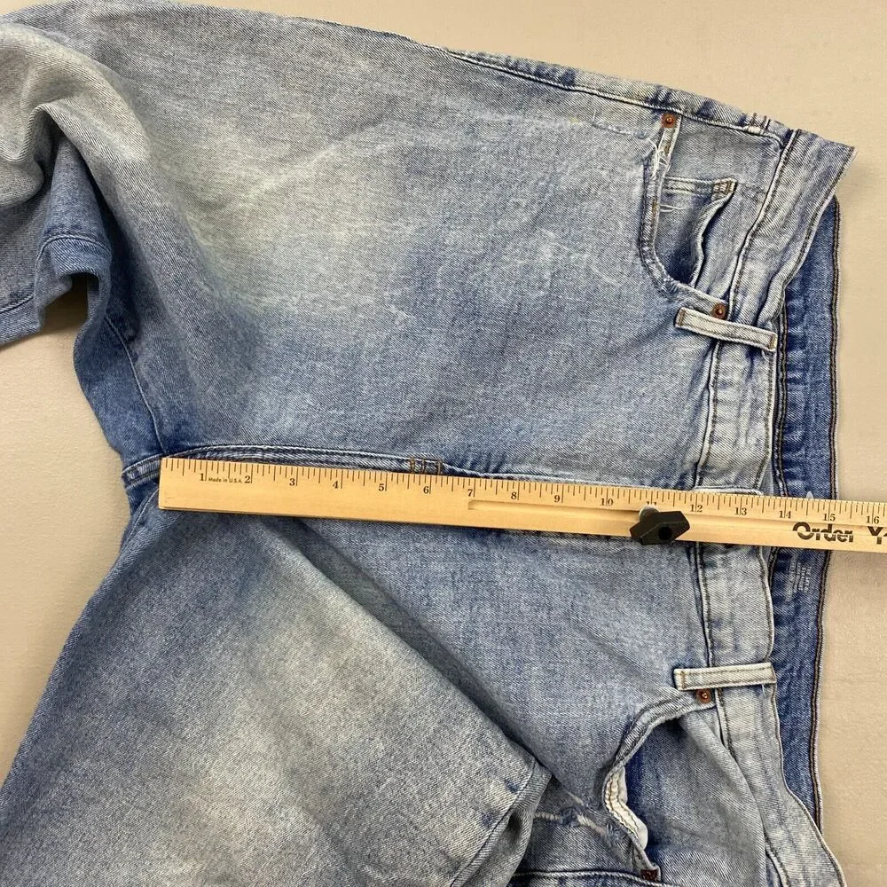 Old Navy Jeans Womens 18 Sky Hi Straight Slimming Light Wash Raw‎ Hem Blue 36x28